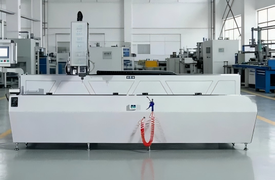 3+2 Axis CNC End Miller para sa Espesyal na Hugis na Aluminum Mullion | Makinarya sa Window at Curtain Wall