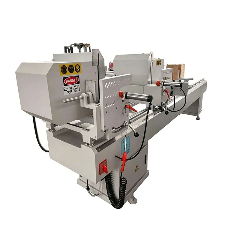 400mm Double Head Cutting Saw PVC Window Profile Processing Equipment