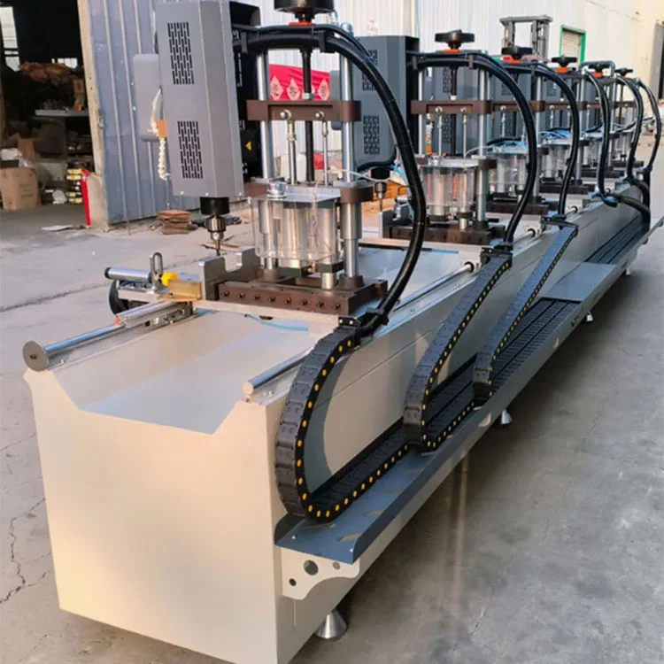 8-Spindle CNC Curtain Wall Drilling Machine