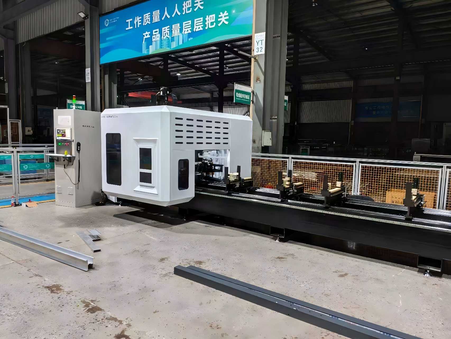 High-Rigidity 5-Axis Gantry Machining Center para sa Curtain Wall Profiles