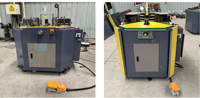 Heads Aluminum Window Corner Crimping Machine