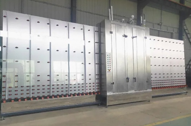 Industrial-Grade​ 1800 Vertical Washing Drying Machine para sa Insulated at Tempered Glass